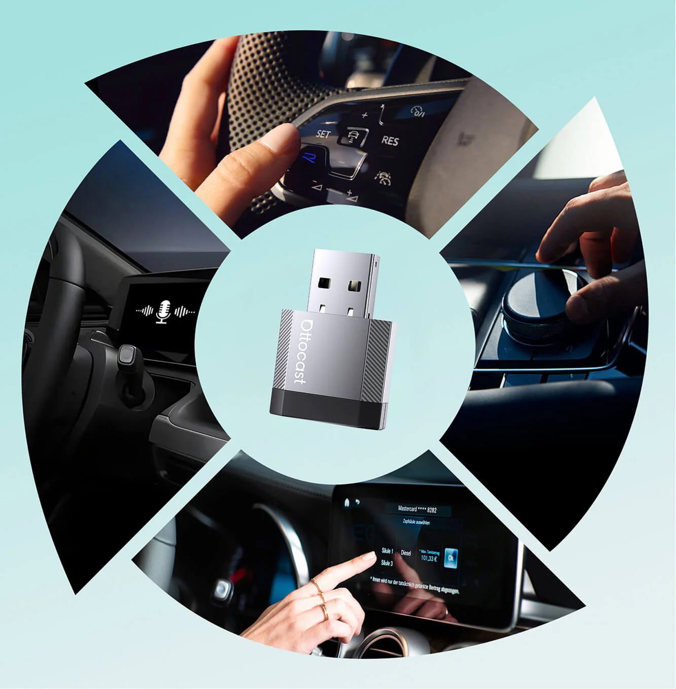 Interfaz inalámbrica para CarPlay y Android Auto - Imagen 3