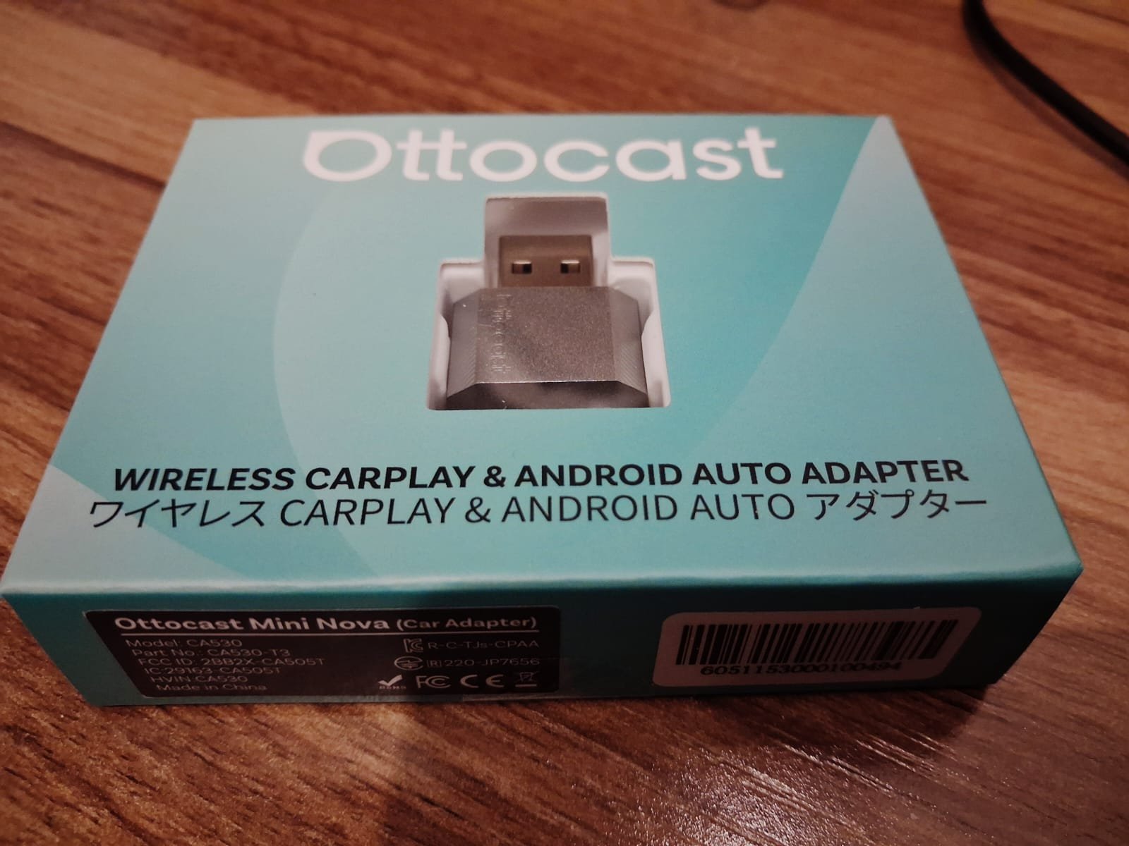 Interfaz inalámbrica para CarPlay y Android Auto